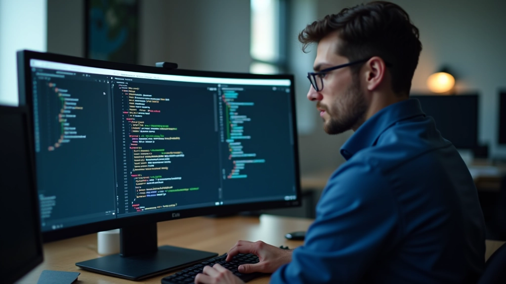 Sviluppatore che implementa standard WCAG 2.1 AA e attributi ARIA