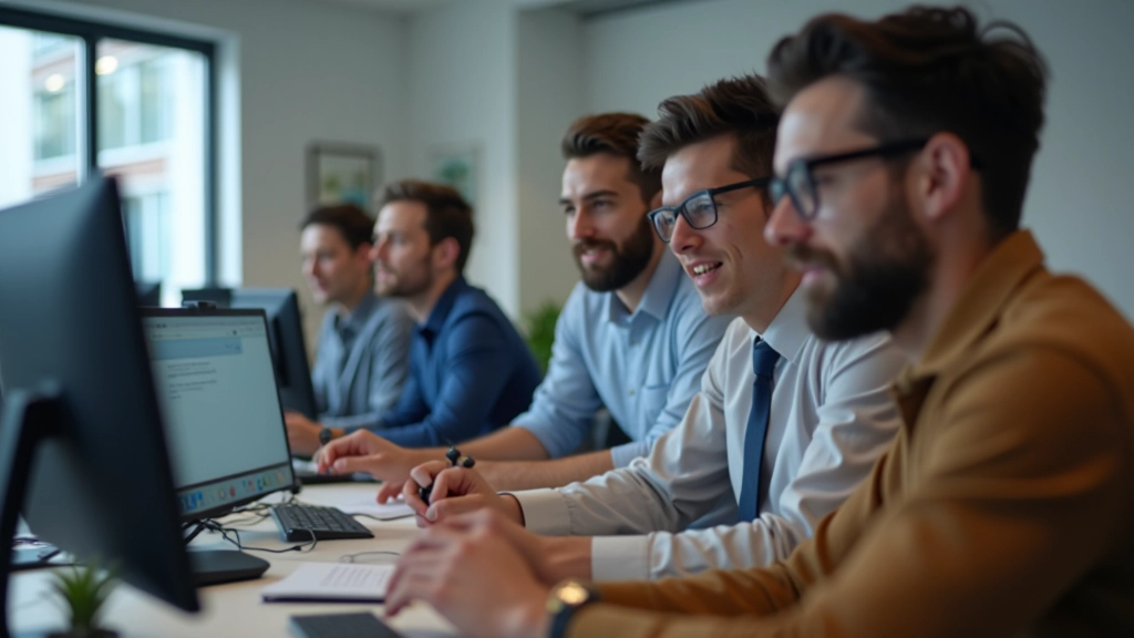 Team che collabora su un progetto di accessibilità web